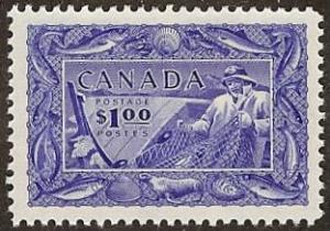 Canada Mint VF-NH #302 Fishing Resources