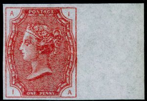 1d claret, UNUSED. 1879 PERKINS BACON TENDER ESSAY