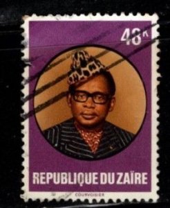 Zaire - #889 President Mobutu - Used