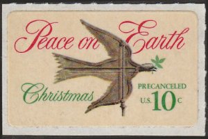 # 1552 MINT NEVER HINGED ( MNH ) CHRISTMAS DOVE AND WEATHER VANE SELF STICK