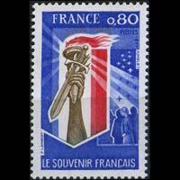 FRANCE 1977 - Scott# 1521 Remembers Set of 1 NH