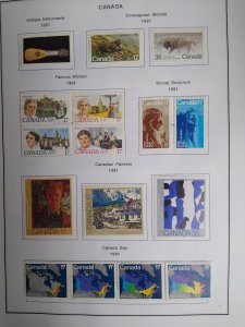 collection on pages Canada 1981-4 CN: CV $92