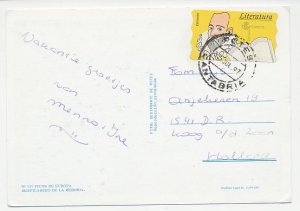 Postcard / ATM stamp Spain 1997 Miguel de Cervantes - Poet