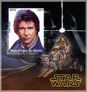 BENIN SHEET IMPERF STAR WARS CINEMA