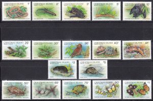 Christmas Isl, Fauna, Animals, Birds, Reptiles, Butterflies, Fishes MNH/ 1987/88