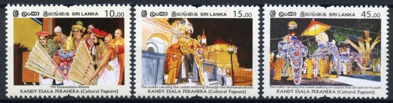 Sri Lanka 2020 MNH Cultures Stamps Kandy Esala Perahera Festivals Pageant 1 Set