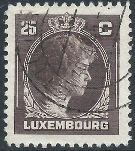 Luxembourg, Sc #221, 25c Used