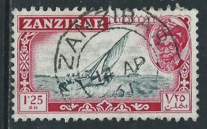 Zanzibar, Sc #259, Used