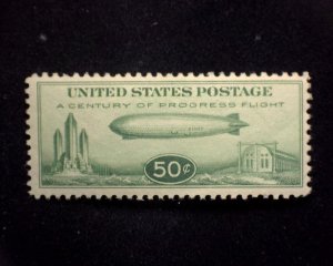 HS&C: Scott #C18 50 cent Zeppelin Mint VF NH US Stamp