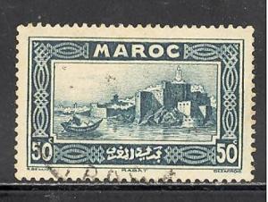 French Morocco 135 used SCV $ 0.30