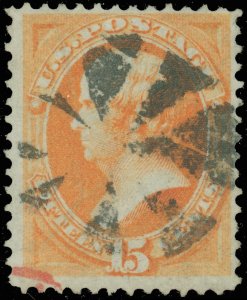 US SCOTT #152 USED-VF, Circle of Wedges Fancy Cancel, Scott Catalog Value $210!