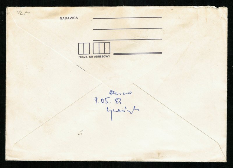 The envelope, Poland, 1983 (КТ-2)