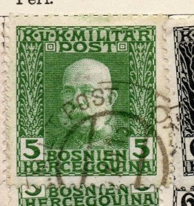 Bosnia Herzegovina 1912 Early Issue Fine Used 5h. 222797