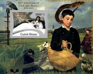 Guinea-Bissau - Edouard Manet - Souvenir Sheet GB12109b