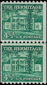 1059 Mint,OG,NH... Line Pair... SCV $14.00