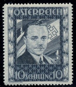 AUSTRIA #380, 10s Dollfuss, og, NH, difficult stamp to get, Scott $1,100.00