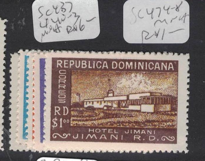 Dominican Republic Hotels SC 437, 440-3 MNH (3dth)