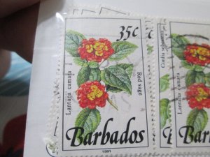 Barbados #758A used 2024 SCV = $1.00