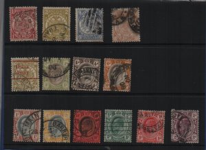 Transvaal 1885-1909 14 used definitives