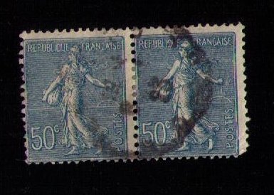 FRANCE Sc 147 Used Vert. Pair F-VF