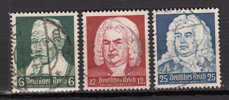 Germany - 1935 Famous German Sc# 456/458  (9652)