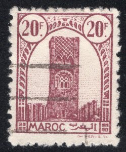 FRENCH MOROCCO SCOTT 196