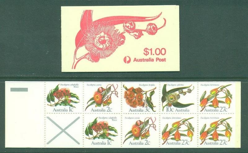 Australia 1982 $1 Eucalypts Booklet SC 852a SG SB53