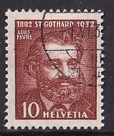 Switzerland   #216  used  1932  Favre  10c