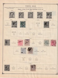 Puerto Rico Collection - 3 Scans, All the stamps are in the scans.