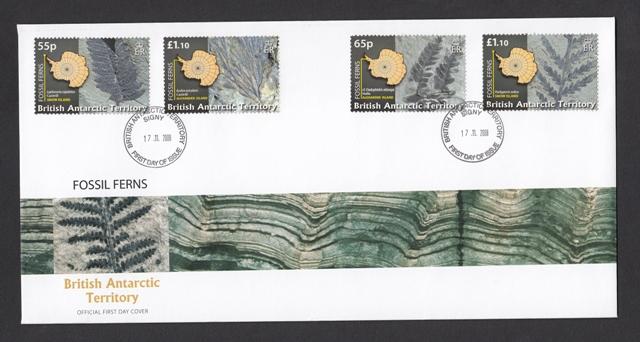 BAT 2008 Fossil Ferns FDC