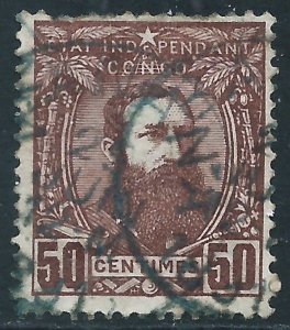 Belgian Congo, Sc #9, 50c Used