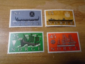 Norway  #  382-85  MNH   Ships