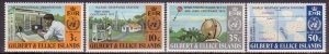 Gilbert and Ellice Islands 218 - 221 MNH