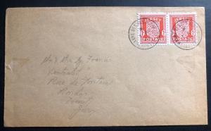 1941 Occupied Jersey Channel Islands England  COver Domestic Used B