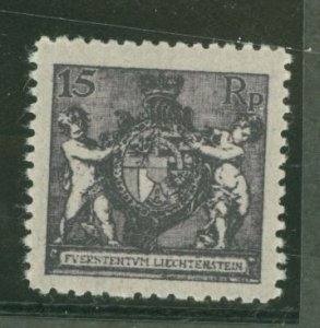 Liechtenstein #61 Unused Single