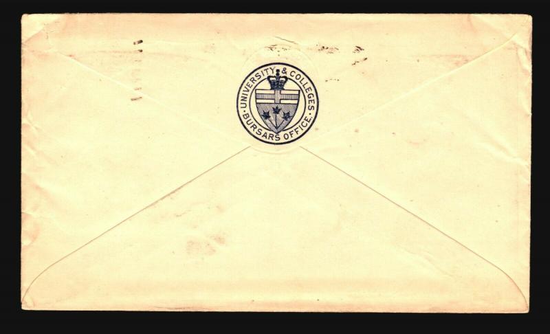 Canada 1903 University Colleges Cover  - Z15345