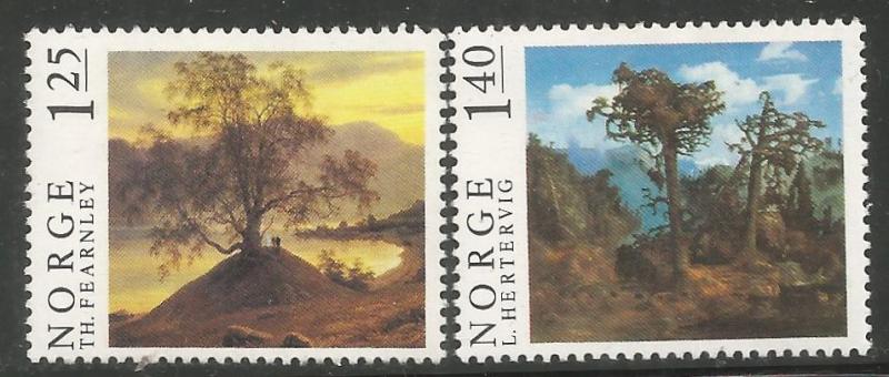 NORWAY, 683-684, MH, BIRCHES