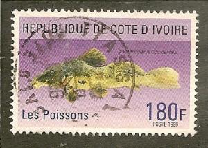 Ivory Coast    Scott 985       Fish     Used  