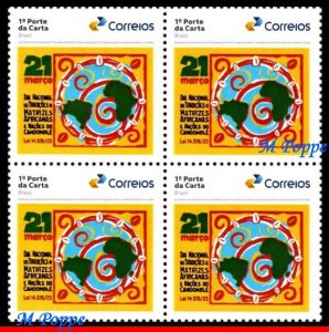 23-56 BRAZIL 2023 TRADITIONS OF AFRICAN MATRICES AND CANDOMBLÉ NATIONS BLOCK MNH