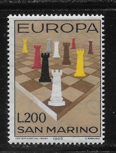 San Marino 621 1965 Europa Chess MNH