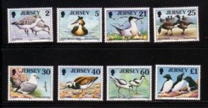 Jersey Sc 825-832 1998  Seabirds & Waders stamp  set mint NH