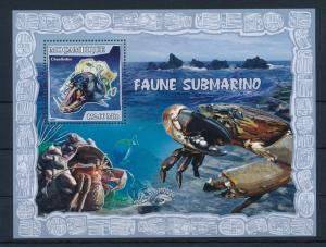 [31501] Mozambique 2007 Marine Life Crabe Poisson MNH Feuille