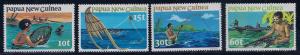 Papua New Guinea Scott # 545 - 548 MNH