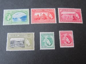 Trinidad & Tobago 1953 Sc 72,75-6,80,82-3 NH