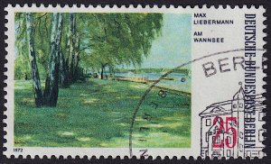 Germany Berlin - 1972 - Scott #9N329 - used - Art Max Liebermann
