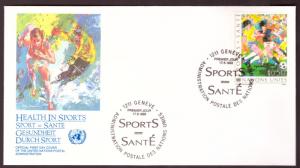 United Nations Geneva, First Day Cover, Sports