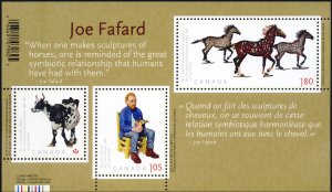 Canada 2012 Sc 2523 Joe Fafard Dear Vincent Capillery Smoothly She SS Stamp MNH