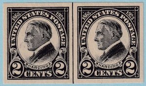 UNITED STATES 611 LINE PAIR MINT NEVER HINGED OG** NO FAULTS EXTRA FINE!