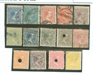 Spain #257-269/O9 Used Single