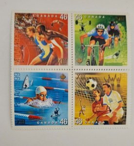 Canada 1999 Pan American Games #1804a MNH Block of 4